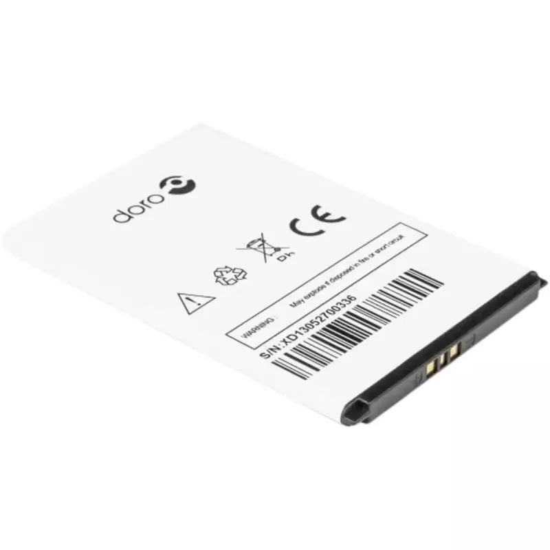 Doro baterija Leva – suderinama su Doro E10/E20/E22/E30/L10/L20/L30/X10 baterijomis skirtas stacionarus telefonas