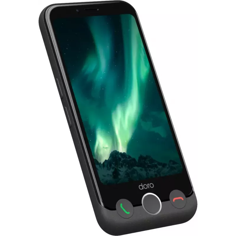 Išmanusis telefonas Doro Aurora 11 4,5 colio Dual SIM Android 14 4 GB 64 GB 3000 mAh grafitas