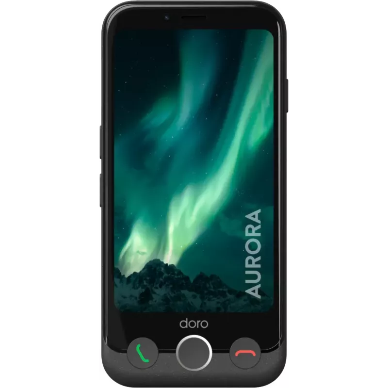 Išmanusis telefonas Doro Aurora 11 4,5 colio Dual SIM Android 14 4 GB 64 GB 3000 mAh grafitas