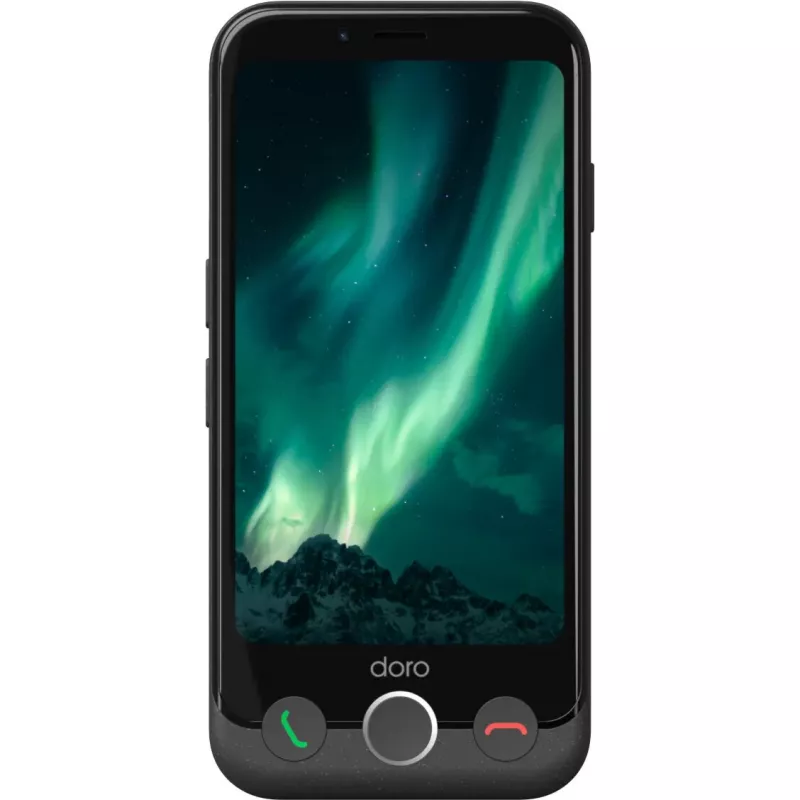 Išmanusis telefonas Doro Aurora 11 4,5 colio Dual SIM Android 14 4 GB 64 GB 3000 mAh grafitas