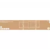 TV laikiklis Deltaco ARM-0204 2,03 m (80 colių) juodas