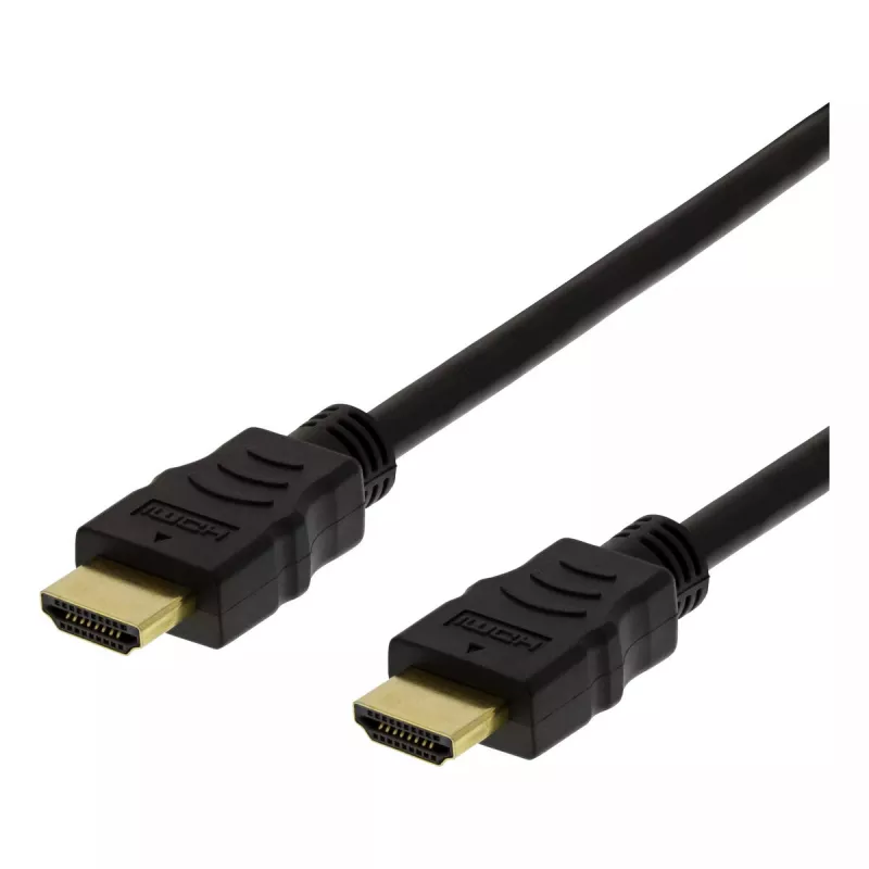 HDMI kabelis Deltaco HDMI-1010D-FLEX, 1 m