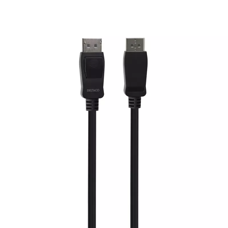 DisplayPort kabelis Deltaco DP8K-1050-LSZH 5 m juodas