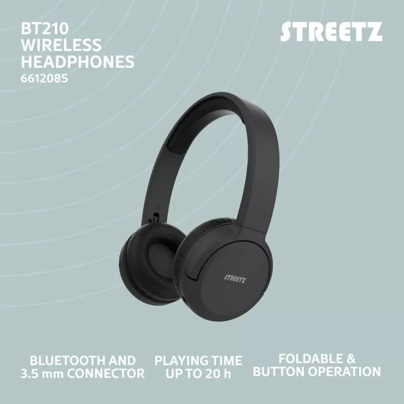 Ausinės Streetz BT210-BLK
