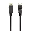 DisplayPort kabelis DELTACO DP-1020D-FLEX 2 m, DisplayPort į DisplayPort, kištukas-kištukas, juodas