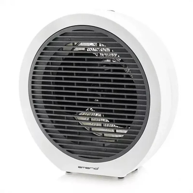 Elektrinis ventiliatorinis šildytuvas Emerio FH-109947 2000 W, ventiliacija, reguliuojamas termostatas, baltas