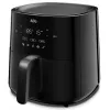 Karšto oro gruzdintuvė AEG AAF3B, viena 3,3 l, 1,2 kg talpa, 1350 W, LED jutiklinis valdymas, juoda