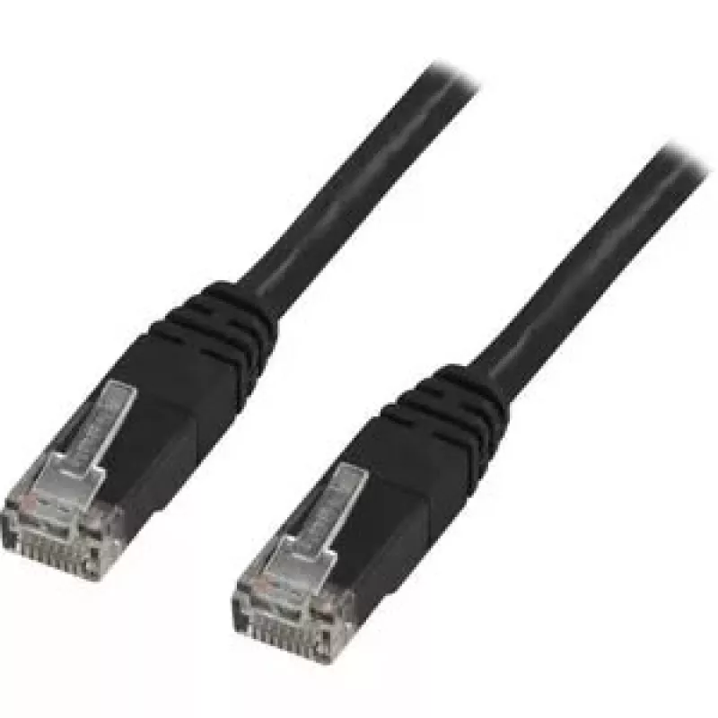 Tinklo kabelis Deltaco UTP Cat6 RJ-45 RJ-45 3 m juodas