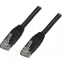 Tinklo kabelis Deltaco TP-611S RJ-45 Cat6 1,5 m juodas