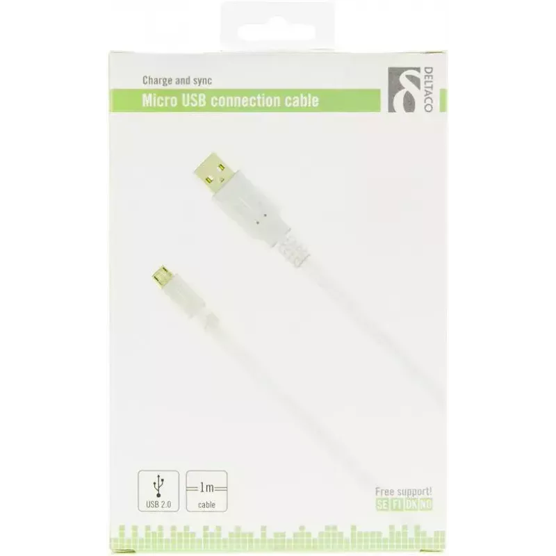 USB laidas Deltaco MICRO-100