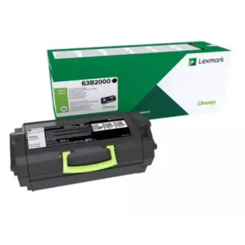 Toner Lexmark 63B2000 2000 puslapių Juoda