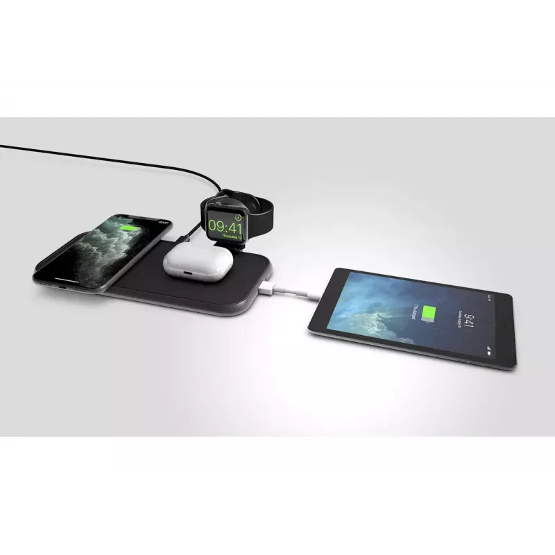 Įkroviklis ZENS ZEDC14B mobiliesiems įrenginiams ausinėms išmaniesiems telefonams išmaniesiems laikrodžiams planšetėms juodas