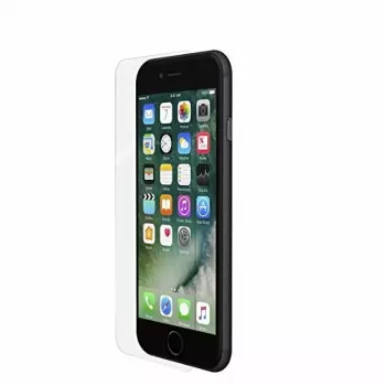 Grūdinto stiklo ekrano apsauga, skirta iPhone 8/7/6s/6, Belkin „Edge to Edge“, balta