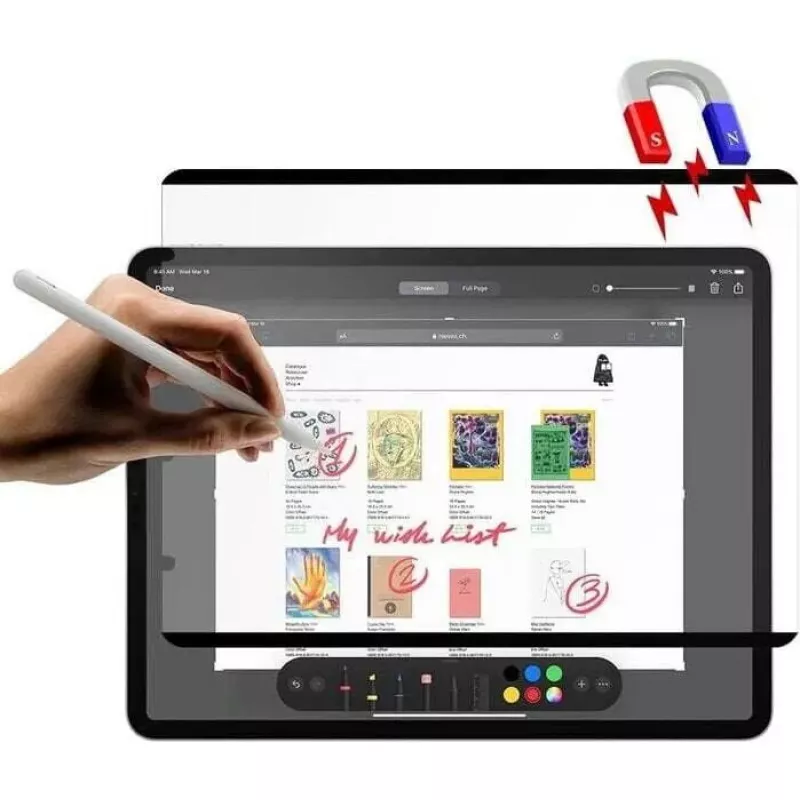 Ekrano apsauga Belkin iPad SFI019ZW — popierių primenantis paviršius
