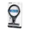 Rankinis didintuvas Carson LumiCraft 2x, LED, maitinamas baterijomis, juodas, 135×23×226 mm