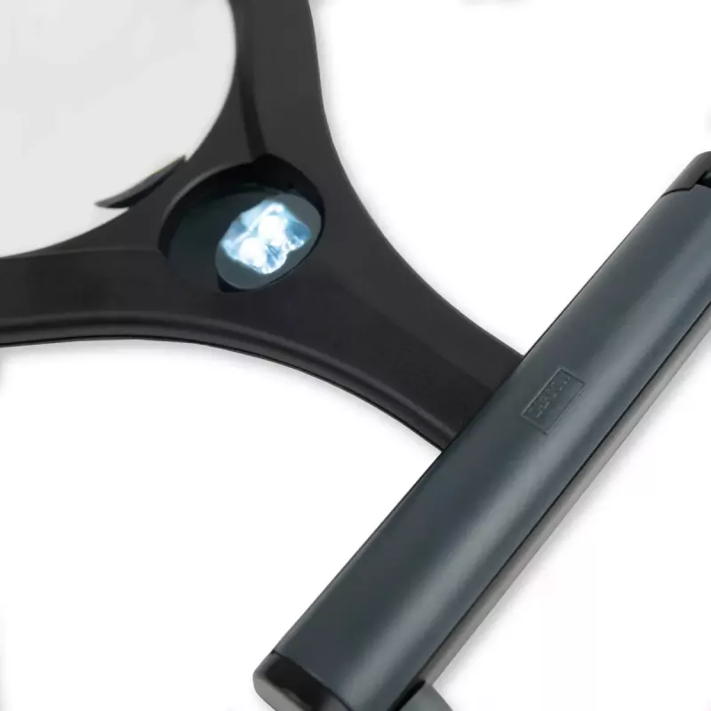 Rankinis didintuvas Carson LumiCraft 2x, LED, maitinamas baterijomis, juodas, 135×23×226 mm