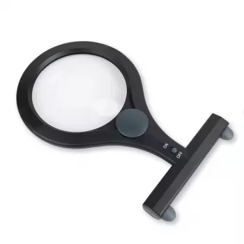 Rankinis didintuvas Carson LumiCraft 2x, LED, maitinamas baterijomis, juodas, 135×23×226 mm