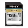 SDXC atminties kortelė PNY Elite-X 128 GB, UHS-I, Class 10, U3, 100 MB/s skaitymas