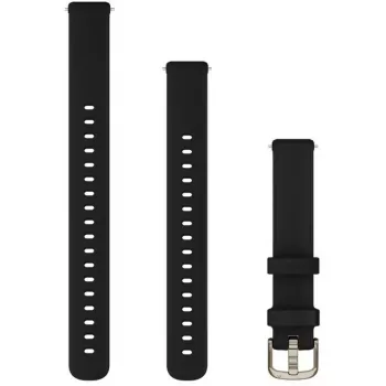 Laikrodžio dirželis GARMIN Lily 2 Silikonas juodas — pakaitinis silikoninis dirželis Lily 2