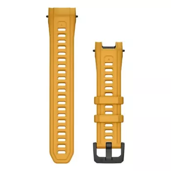 Dirželis Garmin išmaniajam laikrodžiui, 22 mm pločio, geltonas, ilgis 129 mm