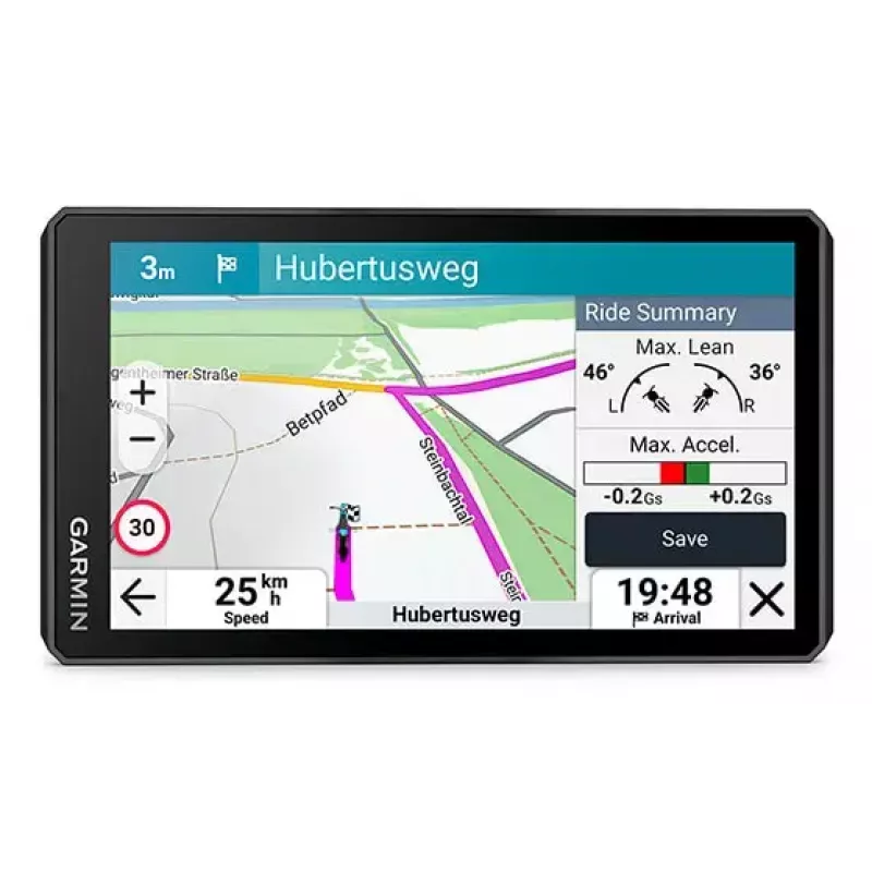 Motociklų GPS navigatorius Garmin zumo XT3 — 4,7 col. (11,9 cm) TFT jutiklinis ekranas, 1280x720, 64 GB, MicroSD, Li-Ion, 190 g, juodas
