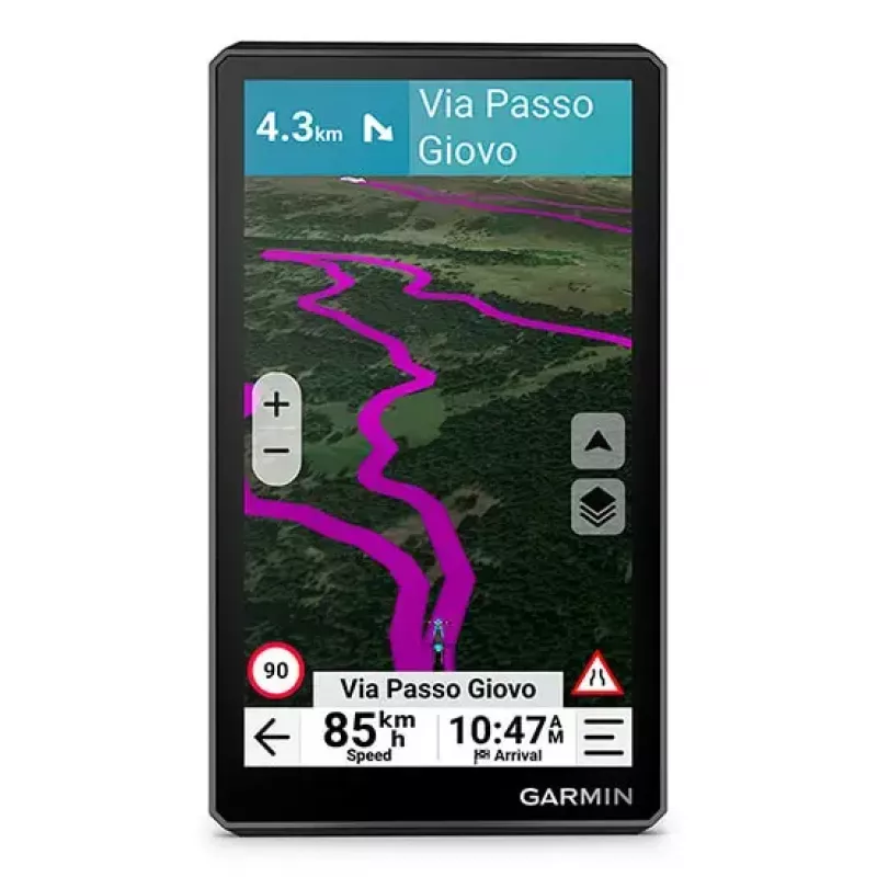 Motociklų GPS navigatorius Garmin zumo XT3 — 4,7 col. (11,9 cm) TFT jutiklinis ekranas, 1280x720, 64 GB, MicroSD, Li-Ion, 190 g, juodas
