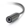 C2G mobiliojo telefono laidas 54426 USB-C į 3,5 mm juodas 0,09 m