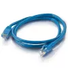 Tinklo kabelis C2G 2m Cat5e RJ-45 U/UTP mėlynas