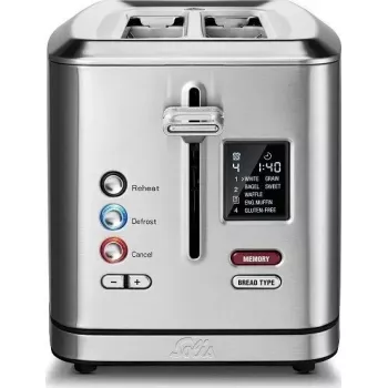 Skrudintuvas Solis Flex-Toaster 8004, su bandelių šildytuvu, nerūdijantis plienas