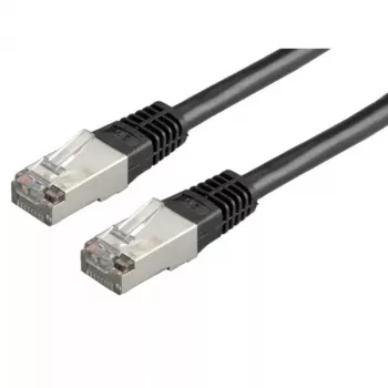 Tinklo kabelis ROLINE FTP Patch Cord Cat.5e RJ-45 0.5 m juodas