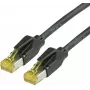 Tinklo kabelis Draka Comteq Cat.6a 0,5 m juodas