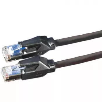 S/FTP komutacinis kabelis Cat6 Dätwyler 15m juodas