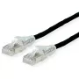 Tinklo kabelis Dätwyler Cables 21.05.0515 juodas 1 m Cat6a S/FTP