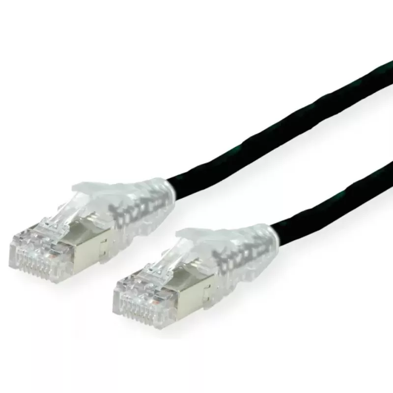 Tinklo kabelis Dätwyler 21.05.0575 juodas 7,5 m Cat6a S/FTP