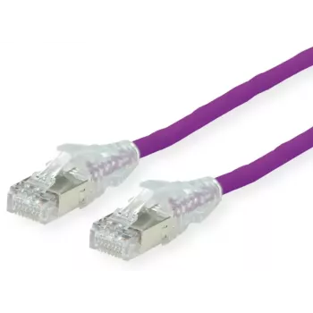 Tinklo kabelis Dätwyler 21.05.0536 Violetinis 3m Cat6a S/FTP