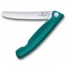 Virtuvinis peilis Victorinox Swiss Classic sulankstomas daržovių peilis žalias 6.78