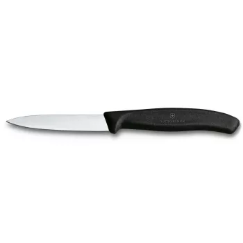 Vaisių peilių rinkinys Victorinox Swiss Classic su daugiafunkciu skustuku i-Peeler, 3 dalių, juodos spalvos