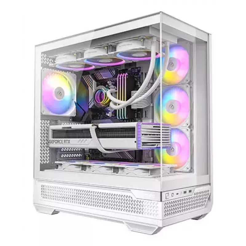 Antec C7 ARGB Midi Tower baltas korpusas