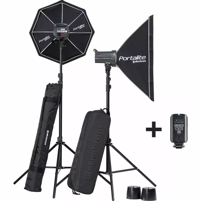 Softbox rinkinys Elinchrom D-LITE RX 4/4 Juoda EL-20839