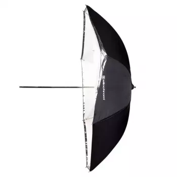 Atšvaito skėtis juodas permatomas baltas Elinchrom 26358 85 cm skersmens