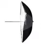 Atšvaito skėtis juodas permatomas baltas Elinchrom 26358 85 cm skersmens