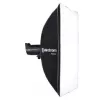 Softbox Elinchrom Rotalux Squarebox 1000×1000×420 mm, juoda/sidabrinė