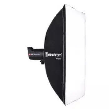 Softbox Elinchrom Rotalux Squarebox 1000×1000×420 mm, juoda/sidabrinė