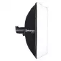 Softbox Elinchrom Rotalux Squarebox 1000×1000×420 mm, juoda/sidabrinė