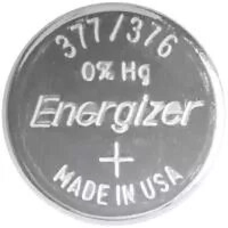Vienkartinė baterija Energizer 377/376 sidabro oksido 1,55 V, 1 vnt.