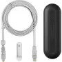 Laidas Rolling Square inCharge XL 3m baltas — rolling square USB įkrovimo ir duomenų laidas, 3 m, baltas