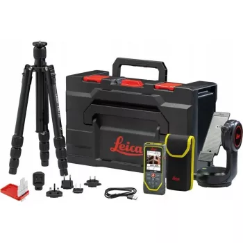 Lazerinis atstumo matuoklis Leica DISTO X6 P2P Package — nuotolis 650 pėdų, Bluetooth, modelis 950878