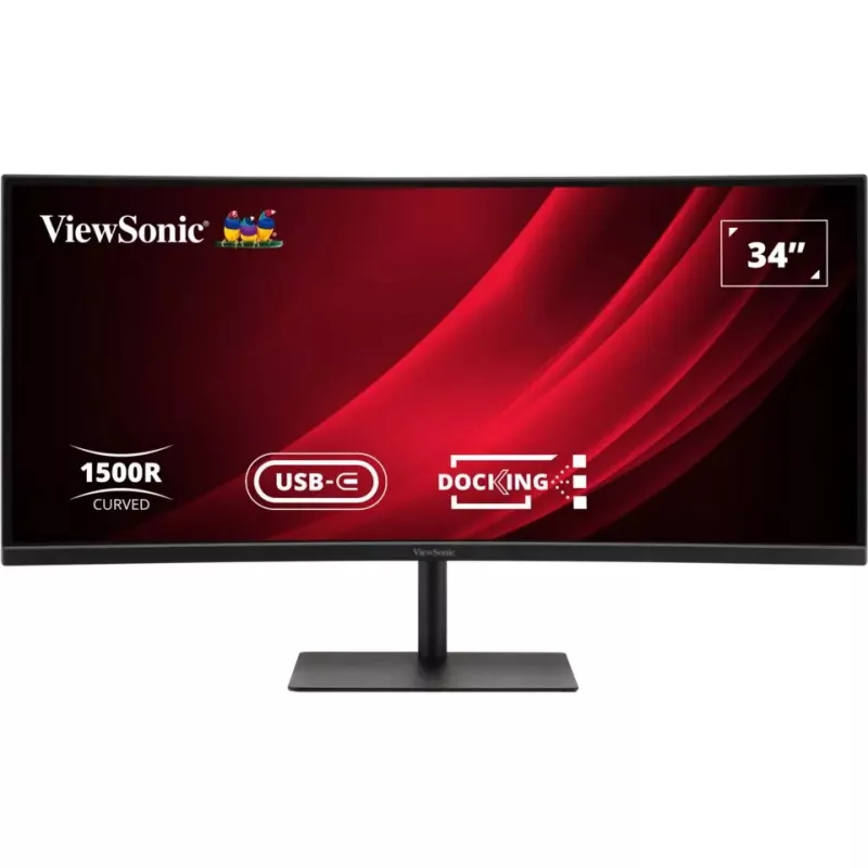 Monitorius VIEWSONIC VG3419C-2 — itin platus lenktas 34 colių, 21:9 formato, VA skydelis