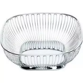 Serviravimo krepšelis Alessi 845 Kvadratinis Nerūdijantis plienas 230x230 mm