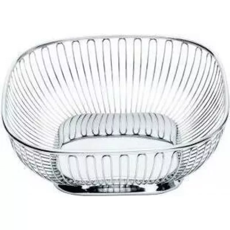 Serviravimo krepšelis Alessi 845 Kvadratinis Nerūdijantis plienas 230x230 mm